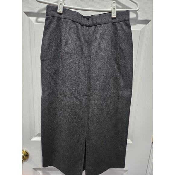Vintage Miss Pendleton Women's Gray Wool Skirt Blazer Suit Set Size 6 - Picture 9 of 16